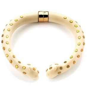 NEW N√ÅDIA GIMENES leopard chocker in off white